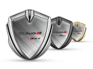 Audi Metallico Cupolato Emblema Stile Pro Base Inox